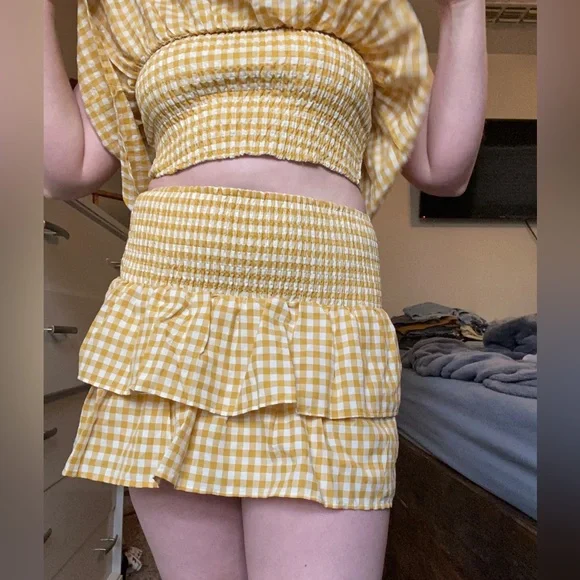 Mable yellow gingham two piece - Picture 9 of 9